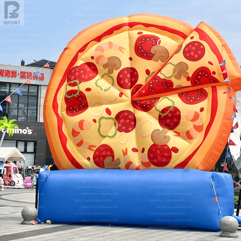 Giant Inflatable Pizza Display for Restaurant & Food Event Promotions