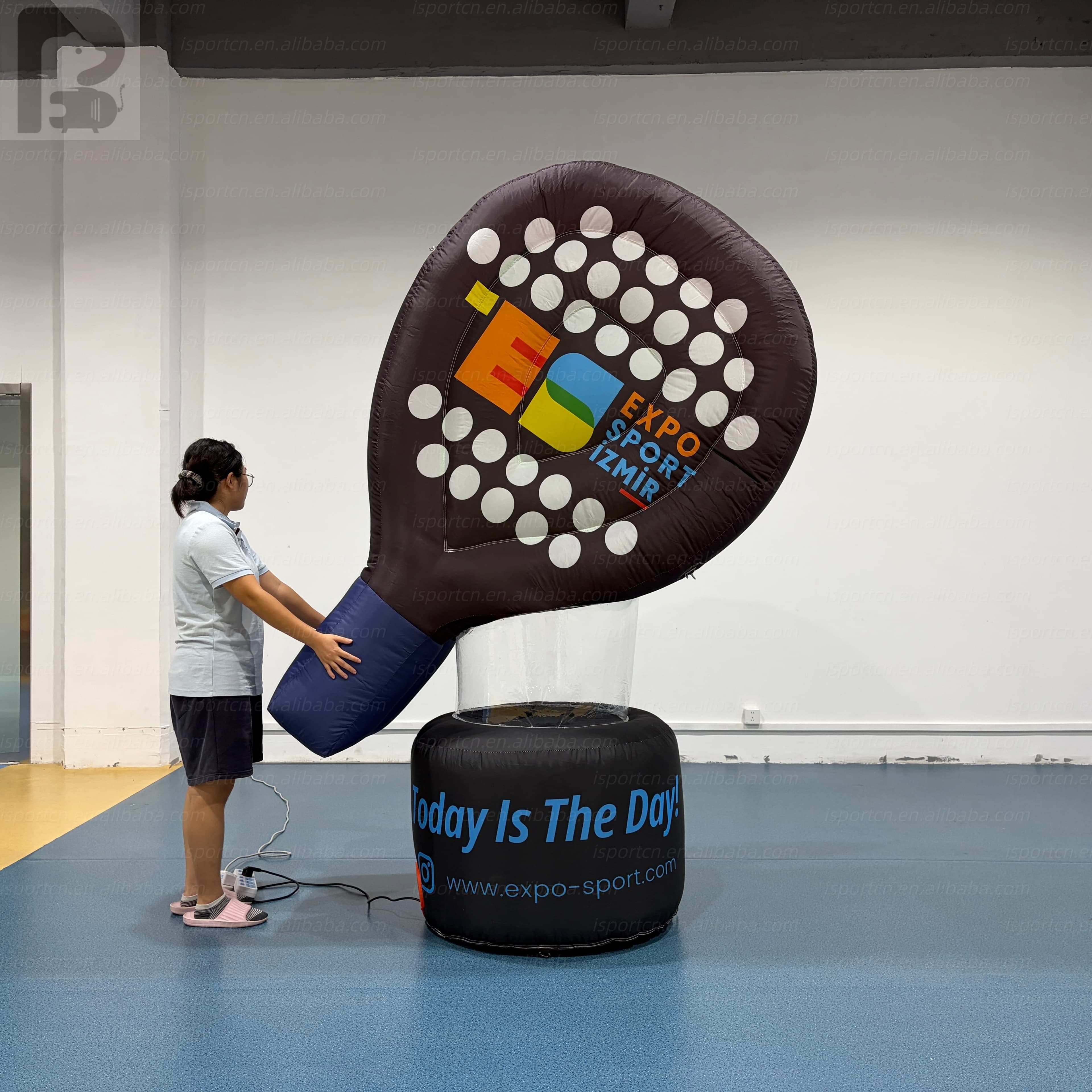 Giant Inflatable Tennis Paddle - Custom Logo Sports Prop