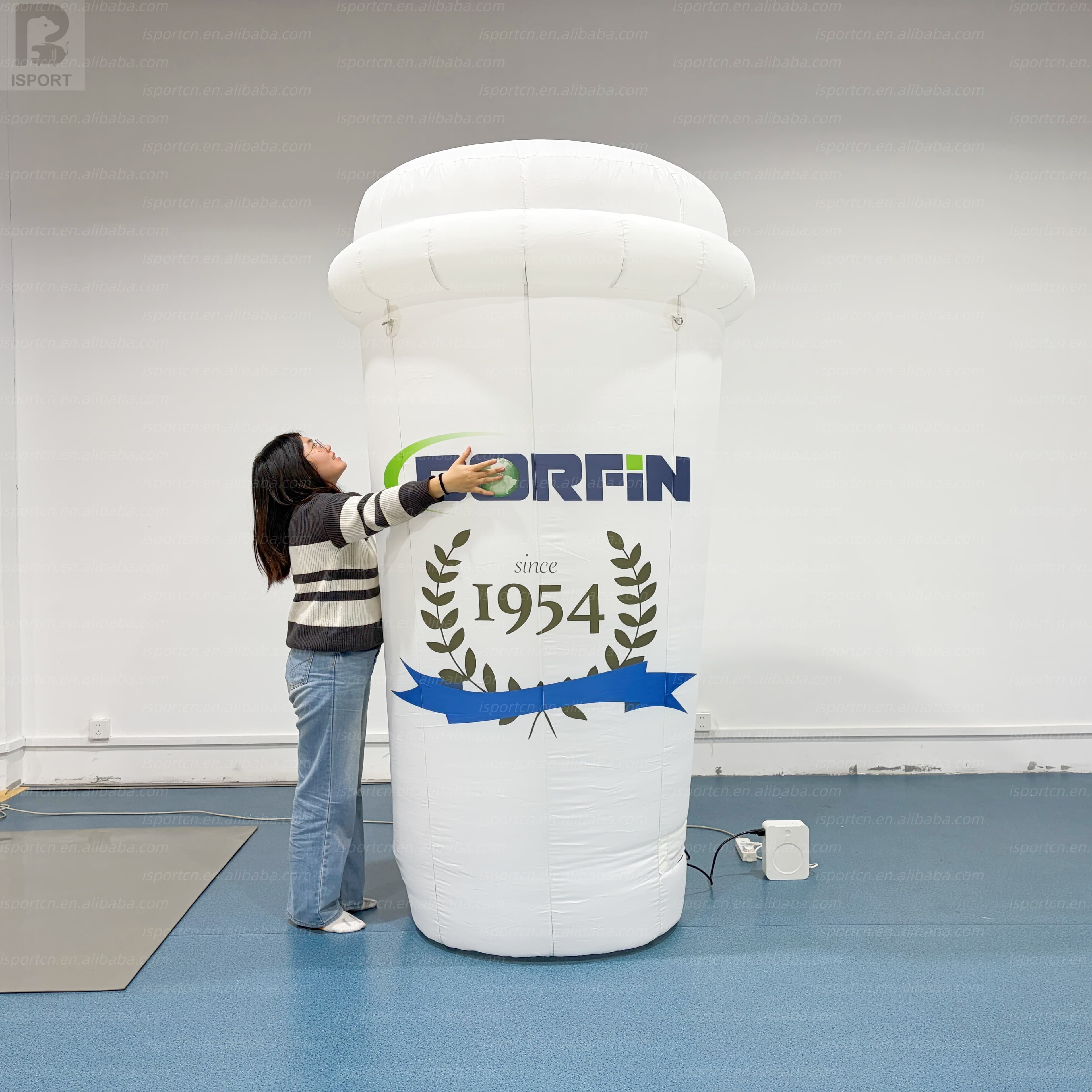 Giant Inflatable Coffee Cup Replica for Coffee Shop Promotions