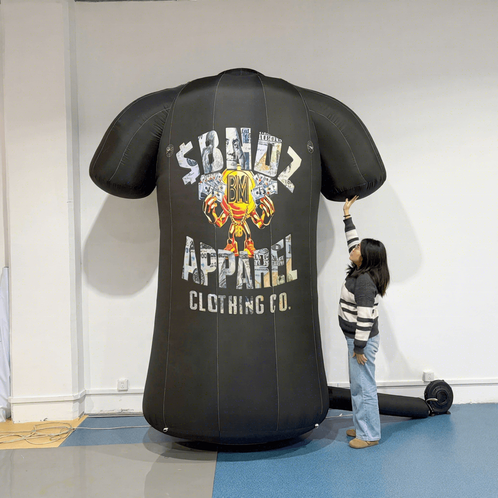 Giant Inflatable T-Shirt for Retail Promotions and Events