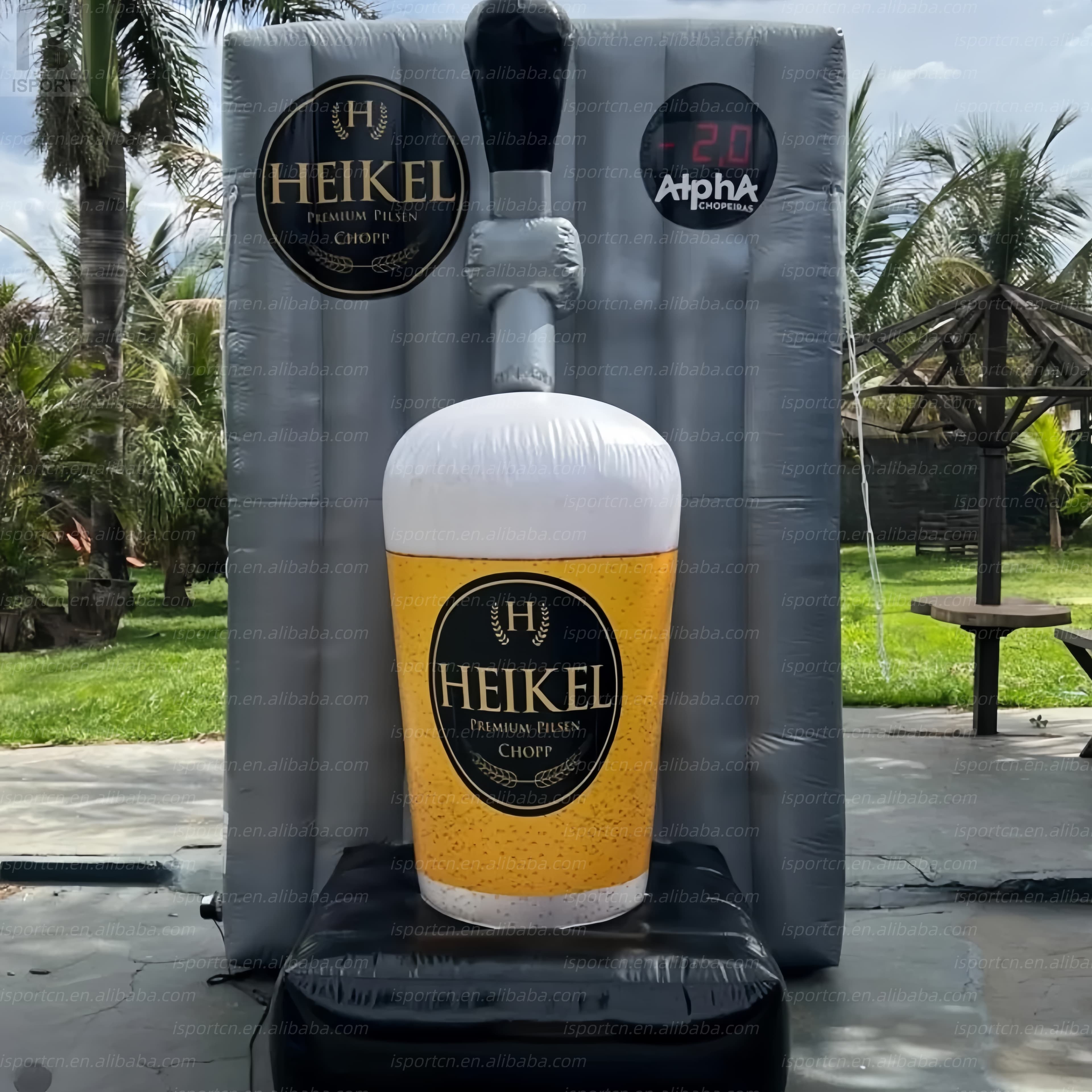 Custom Giant Inflatable Draft Beer Dispenser Kegerator Replica