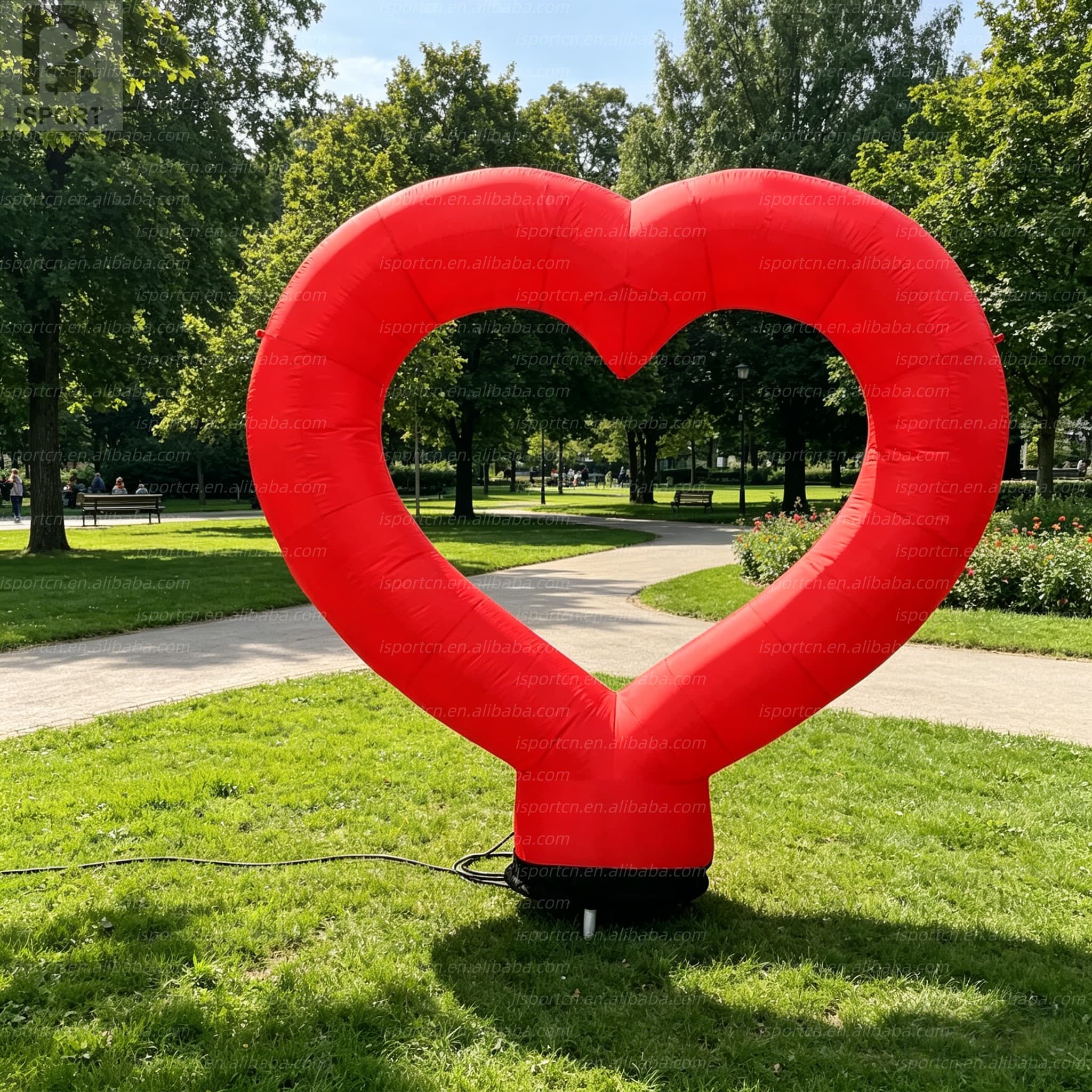 Giant Inflatable LED Heart for Weddings and Events
