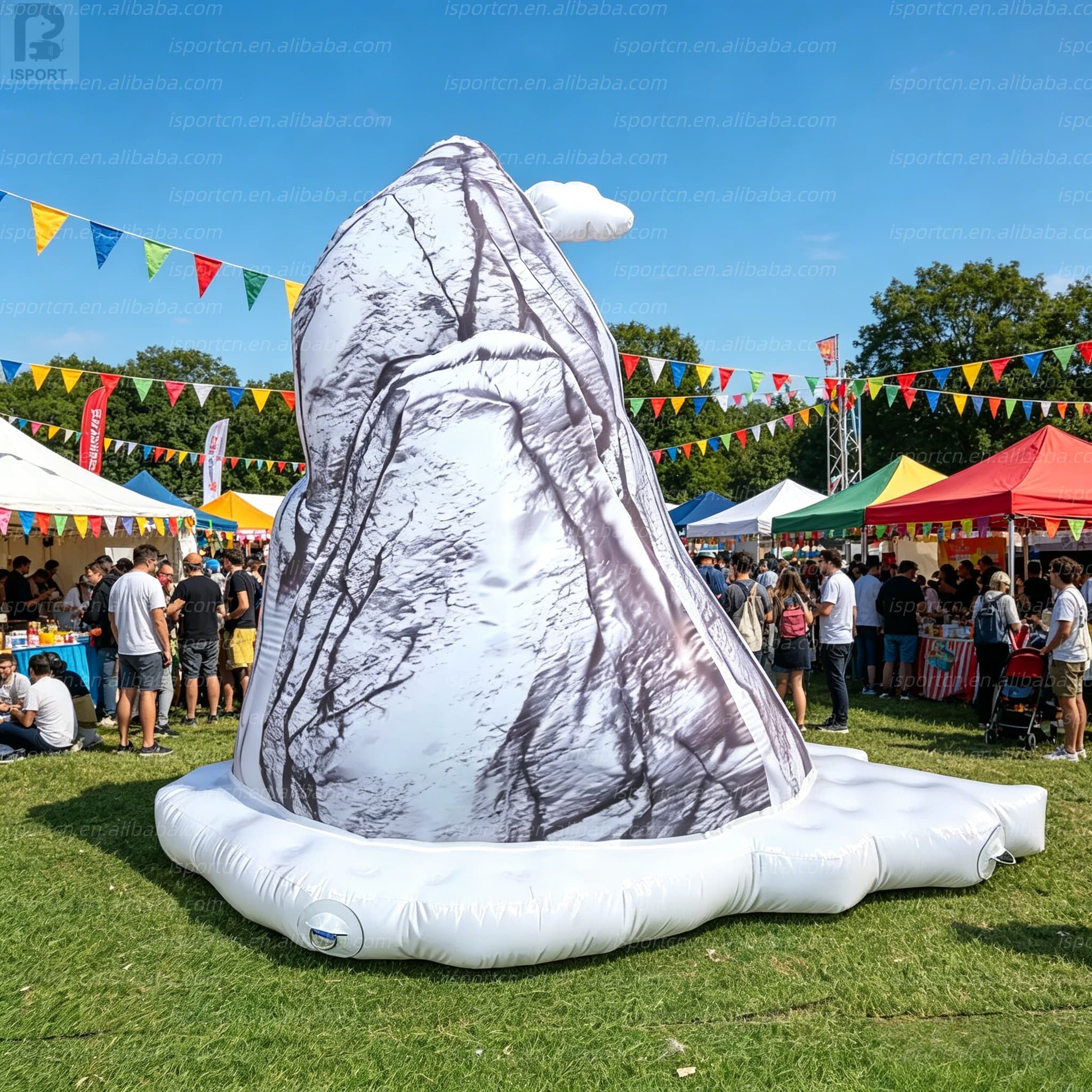 Giant Inflatable LED Iceberg for Events and Advertising