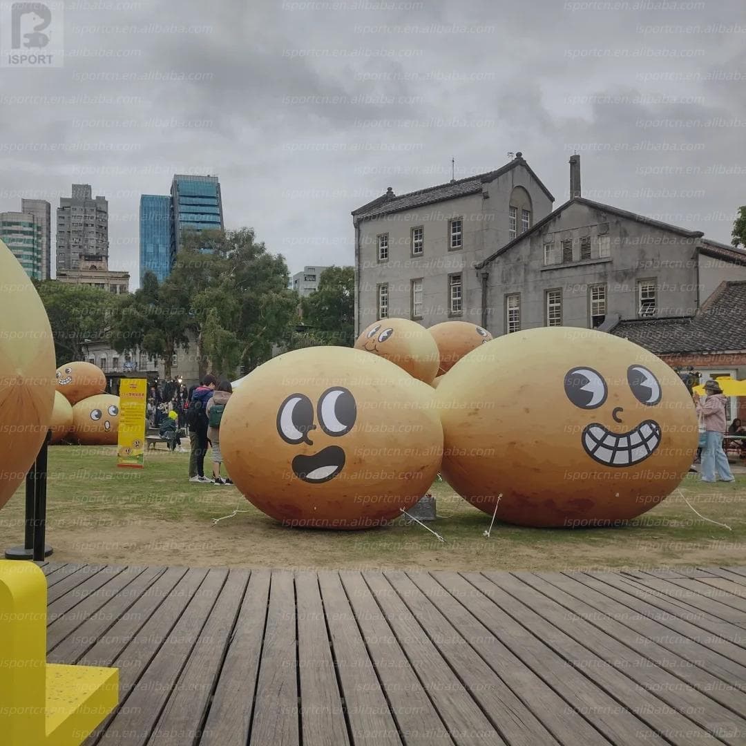 Giant Inflatable Potato Character with Custom Printing