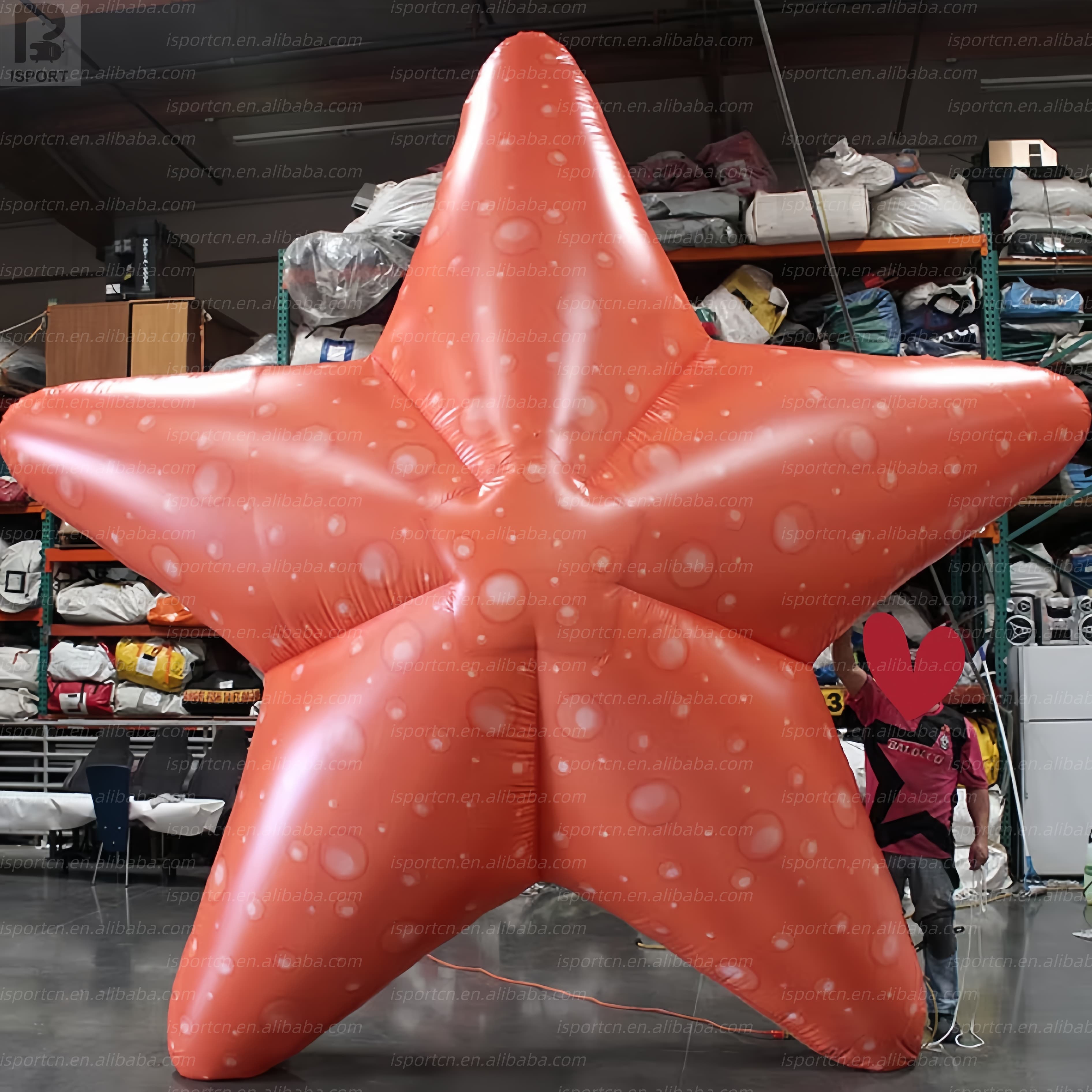 Giant LED Inflatable Starfish with Custom Logo