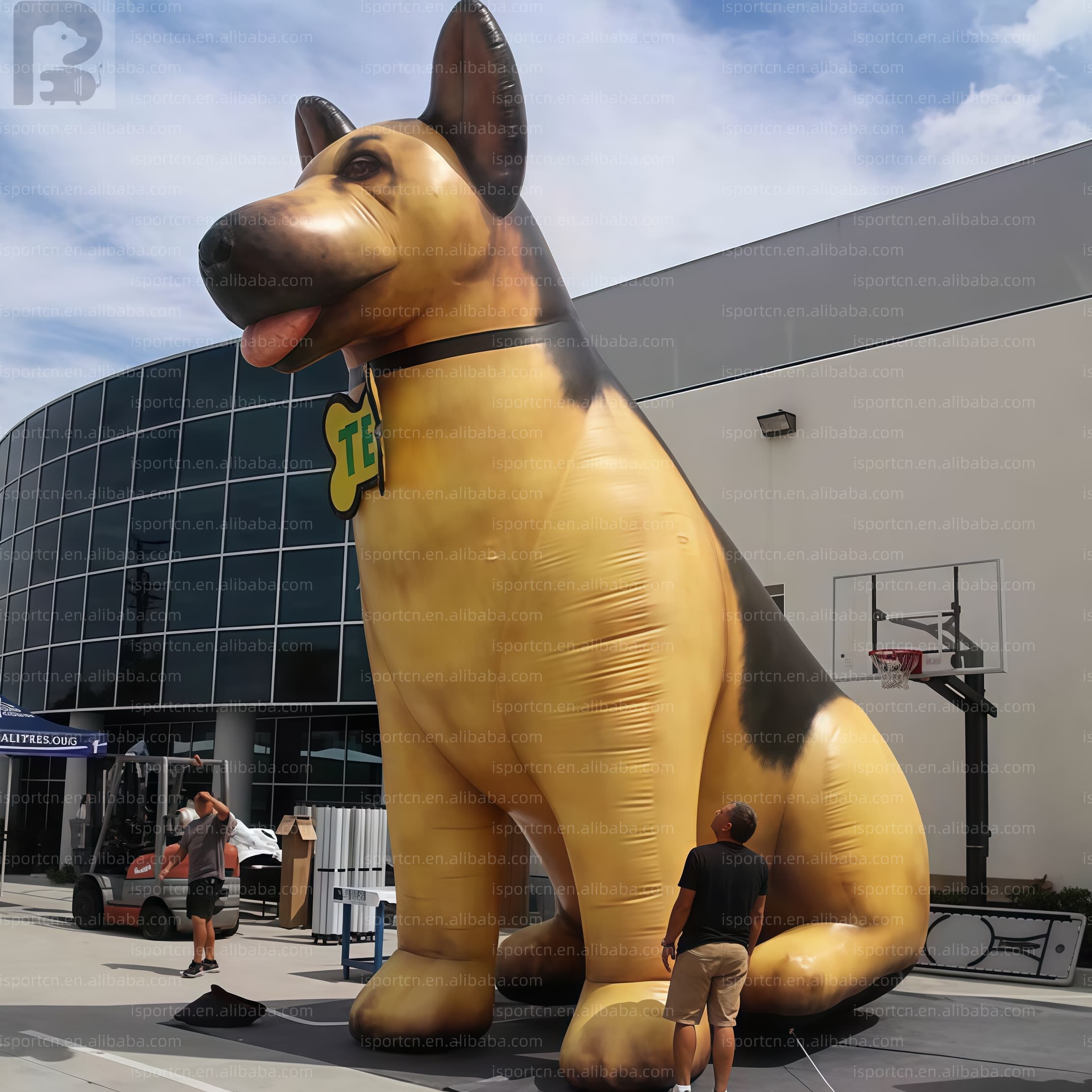 Giant Inflatable German Shepherd Dog - Custom Advertising Prop