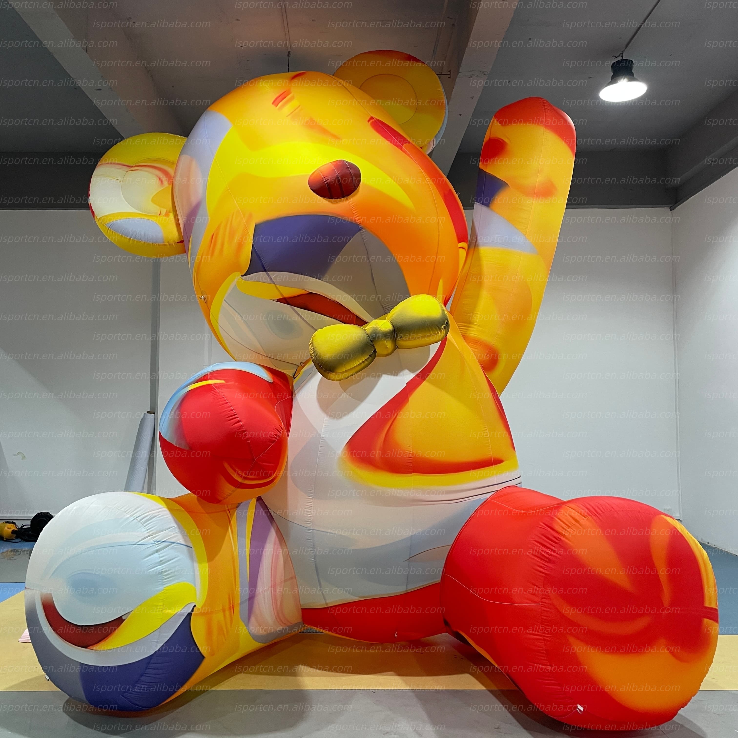 LED Inflatable Fluid Bear Character for Mall Decoration