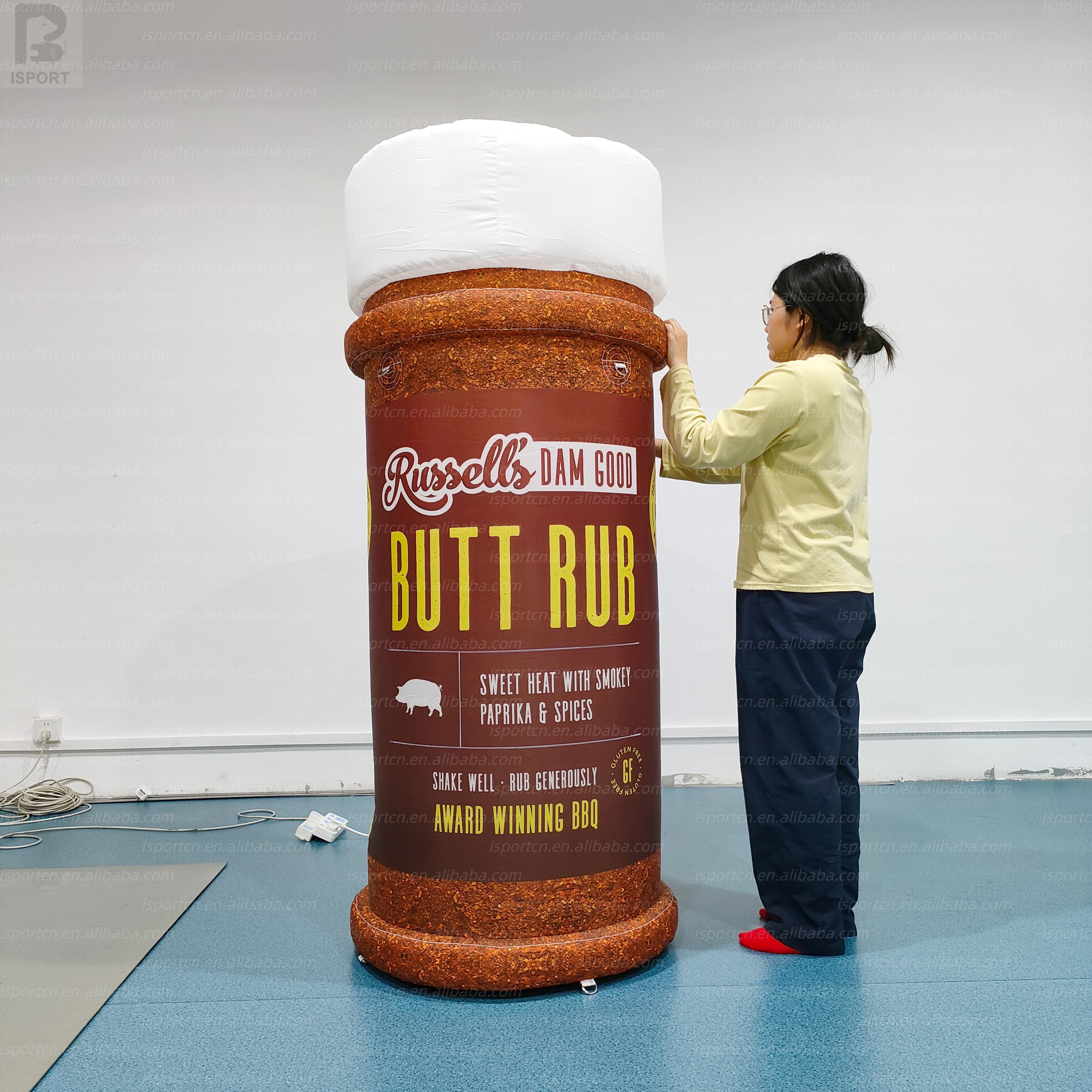 Giant Inflatable Spice Bottle for Food Brand Promotion