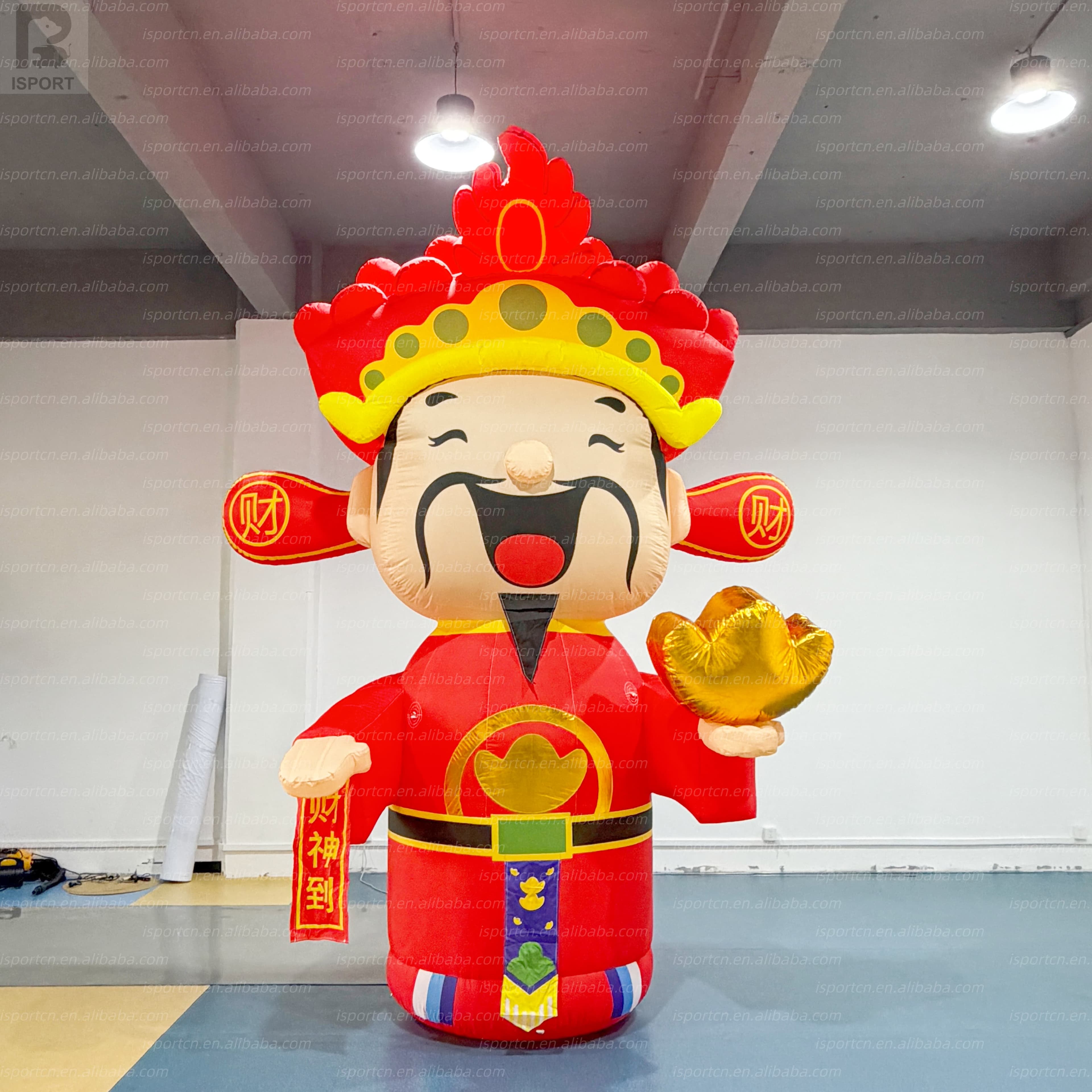 Giant Inflatable Fortune God Character for Chinese New Year