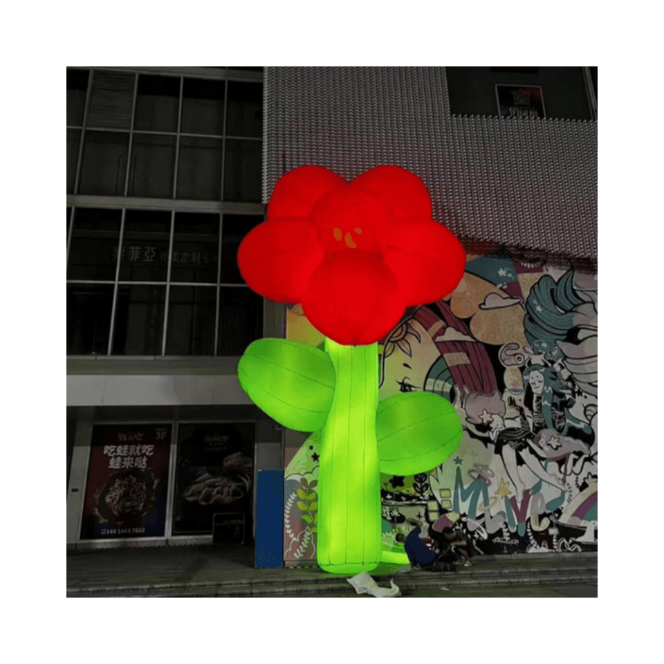 Custom Giant Inflatable Flower Decoration for Events