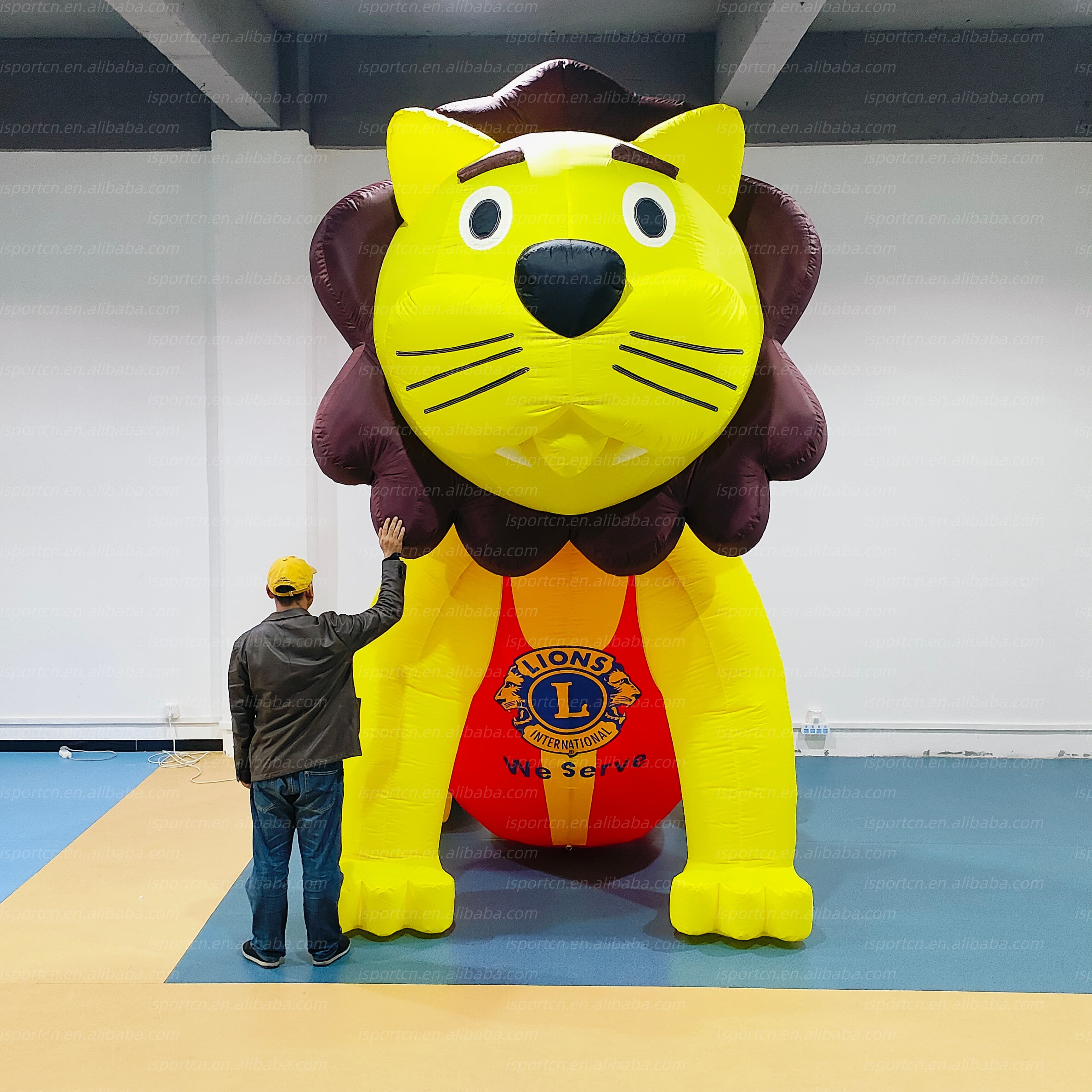 Custom Giant Inflatable Lion Mascot for Events and Promotions