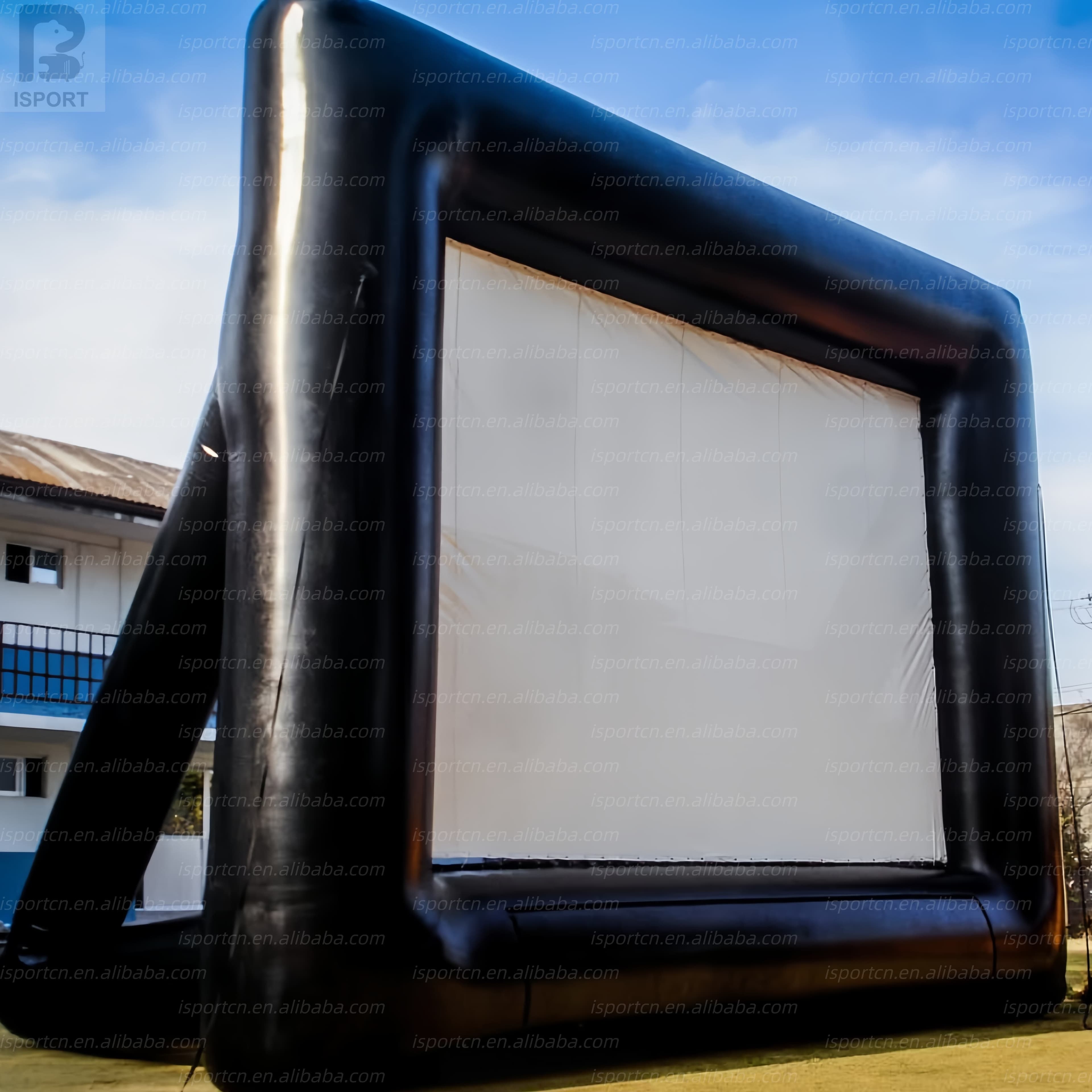 Custom Inflatable Movie Screen with Logo for Outdoor Events