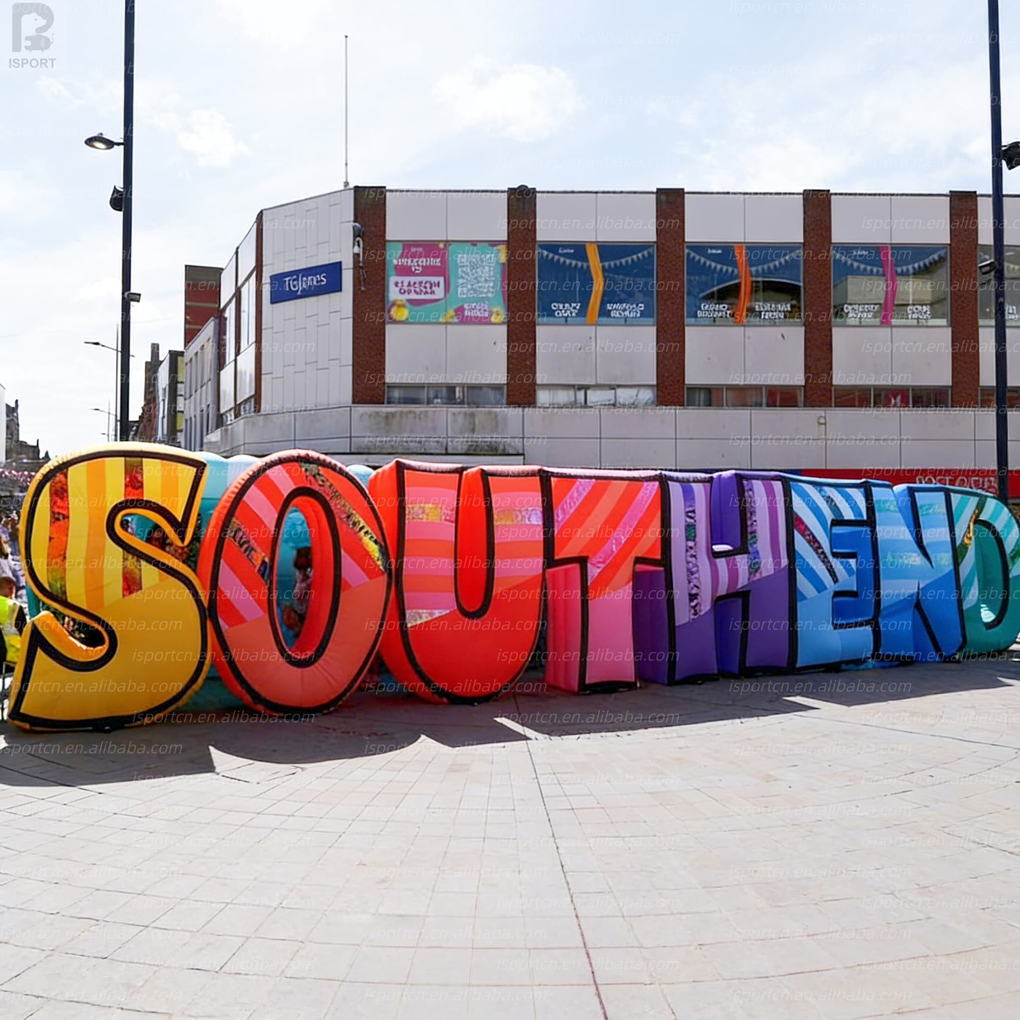 Custom LED Inflatable Alphabet Letter for Brand Activation