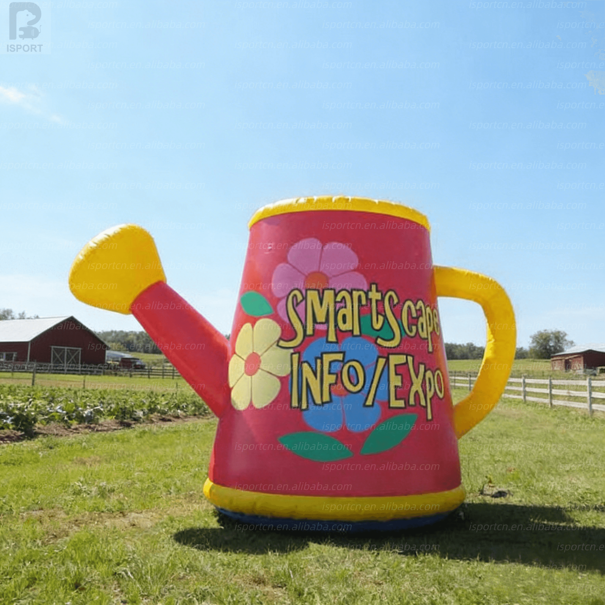 Giant Inflatable Watering Can for Garden Centers and Expos