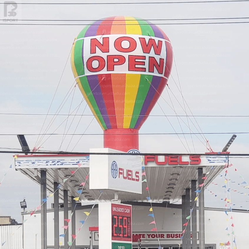 Custom LED Inflatable Hot Air Balloon for Advertising