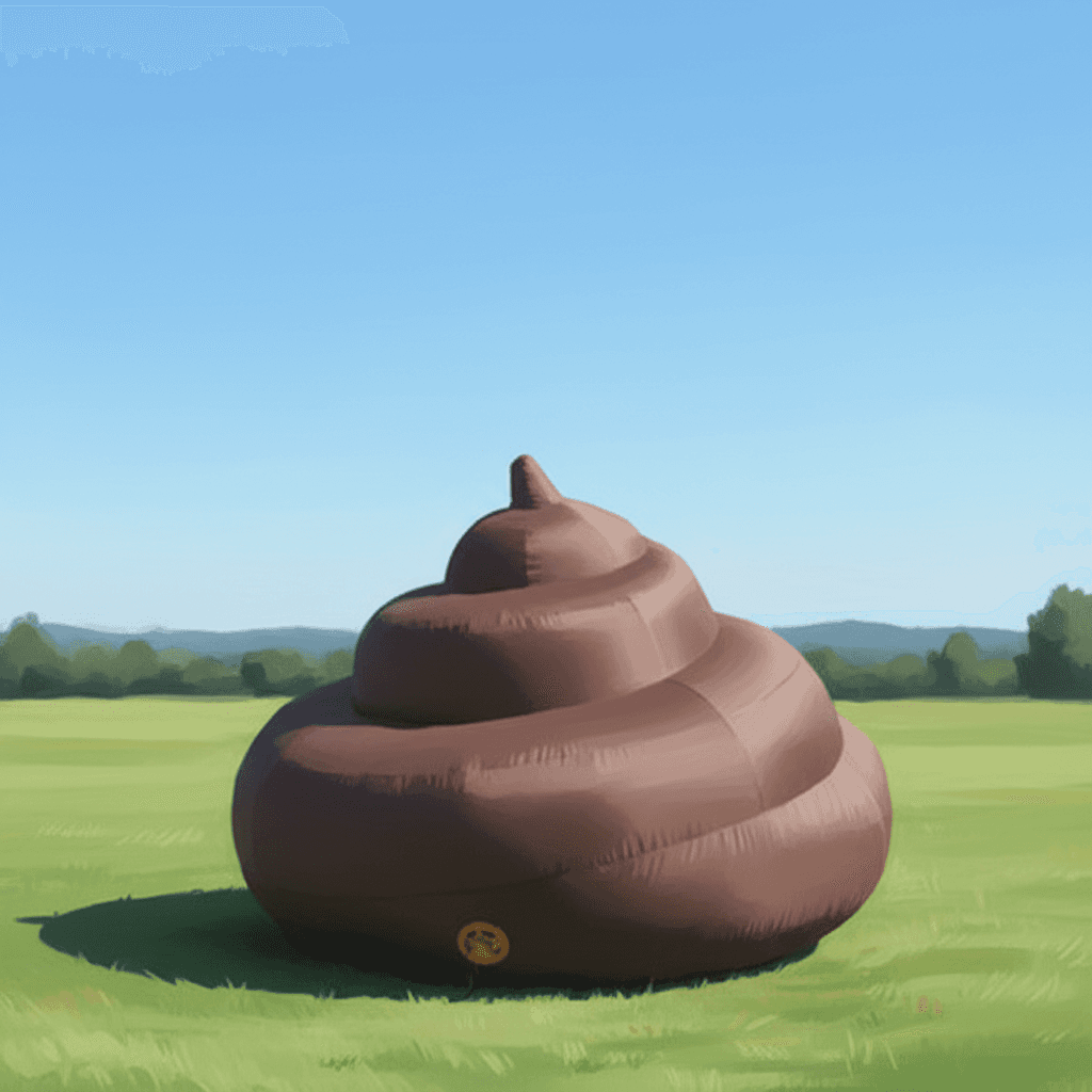 Giant Inflatable Poop Character for Event Marketing