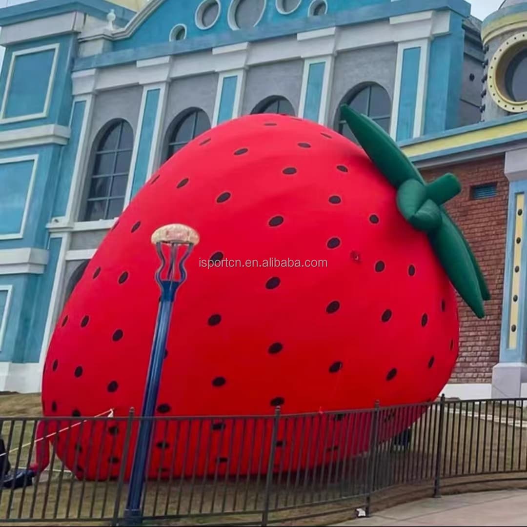 Giant Inflatable Strawberry for Outdoor Advertising