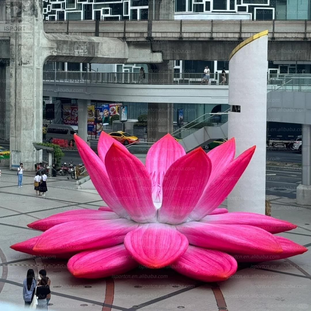 Giant Inflatable Lotus Flower for Events and Festivals