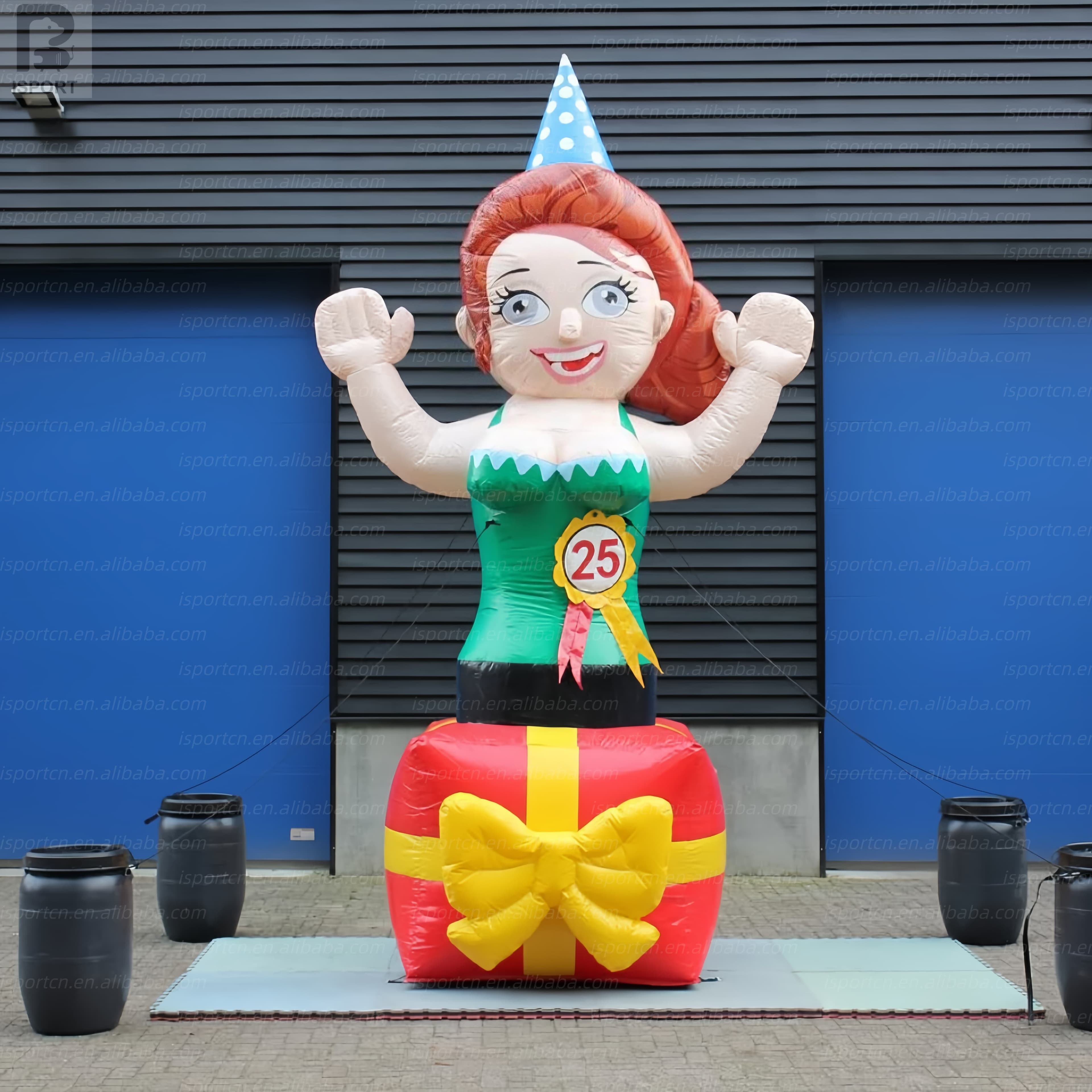 Inflatable Sarah Cadeau Character for Dutch Birthday Celebrations