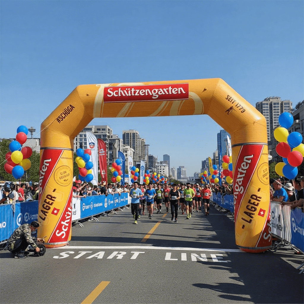 Custom Inflatable Arch with Logo Printing for Events