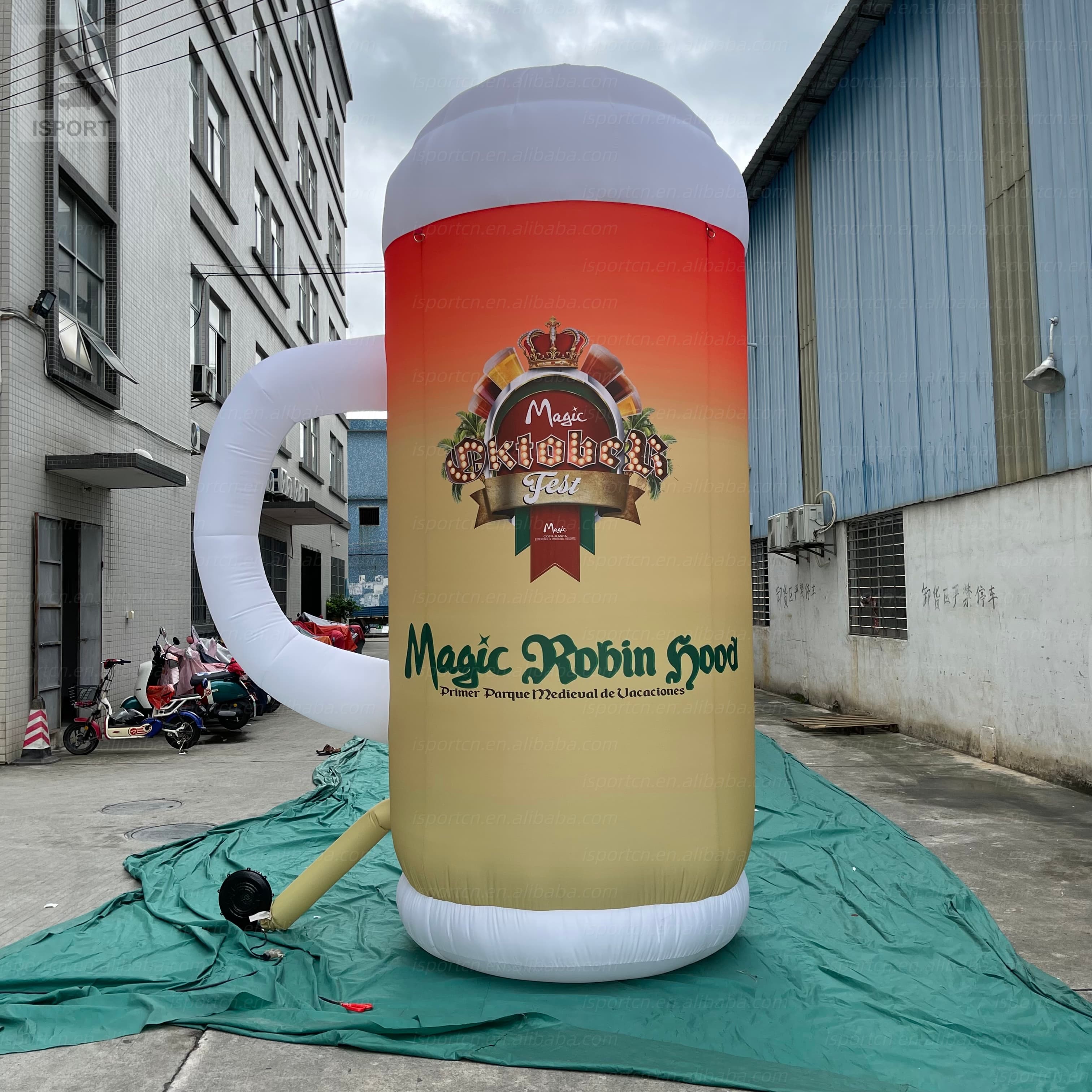 Giant Inflatable Beer Mug for Festivals and Promotions