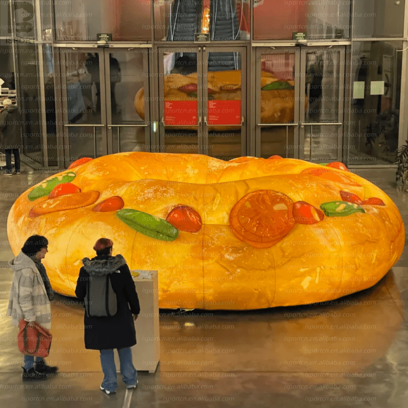 Giant Inflatable Bread Loaf with LED Lights