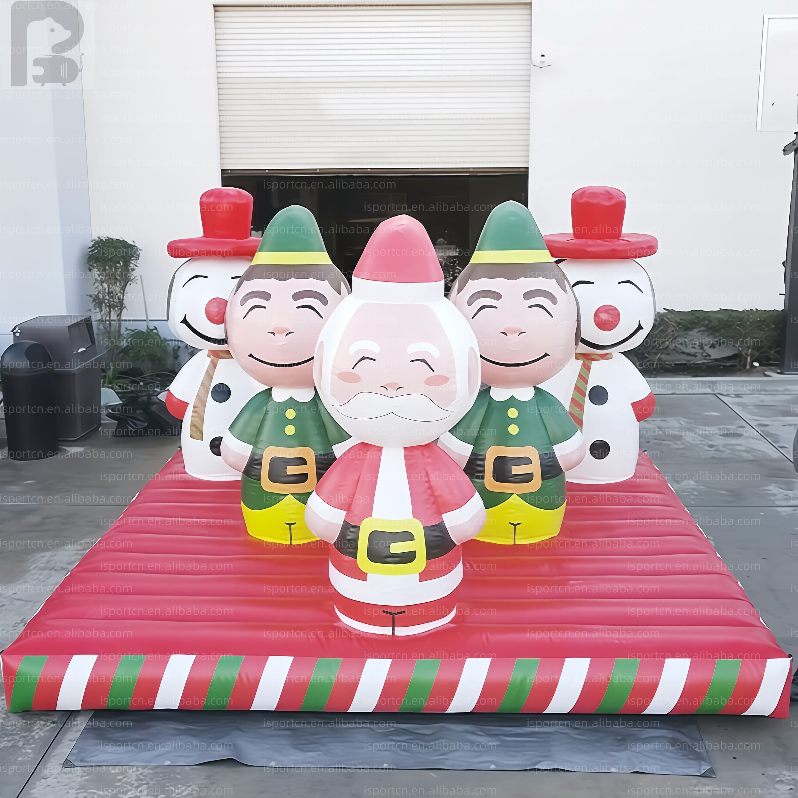 Giant Christmas Toss Game Inflatable Carnival Booth