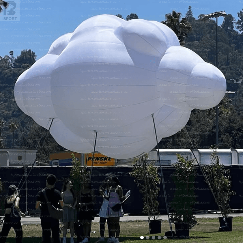 Giant Inflatable Cloud with LED Lights for Events