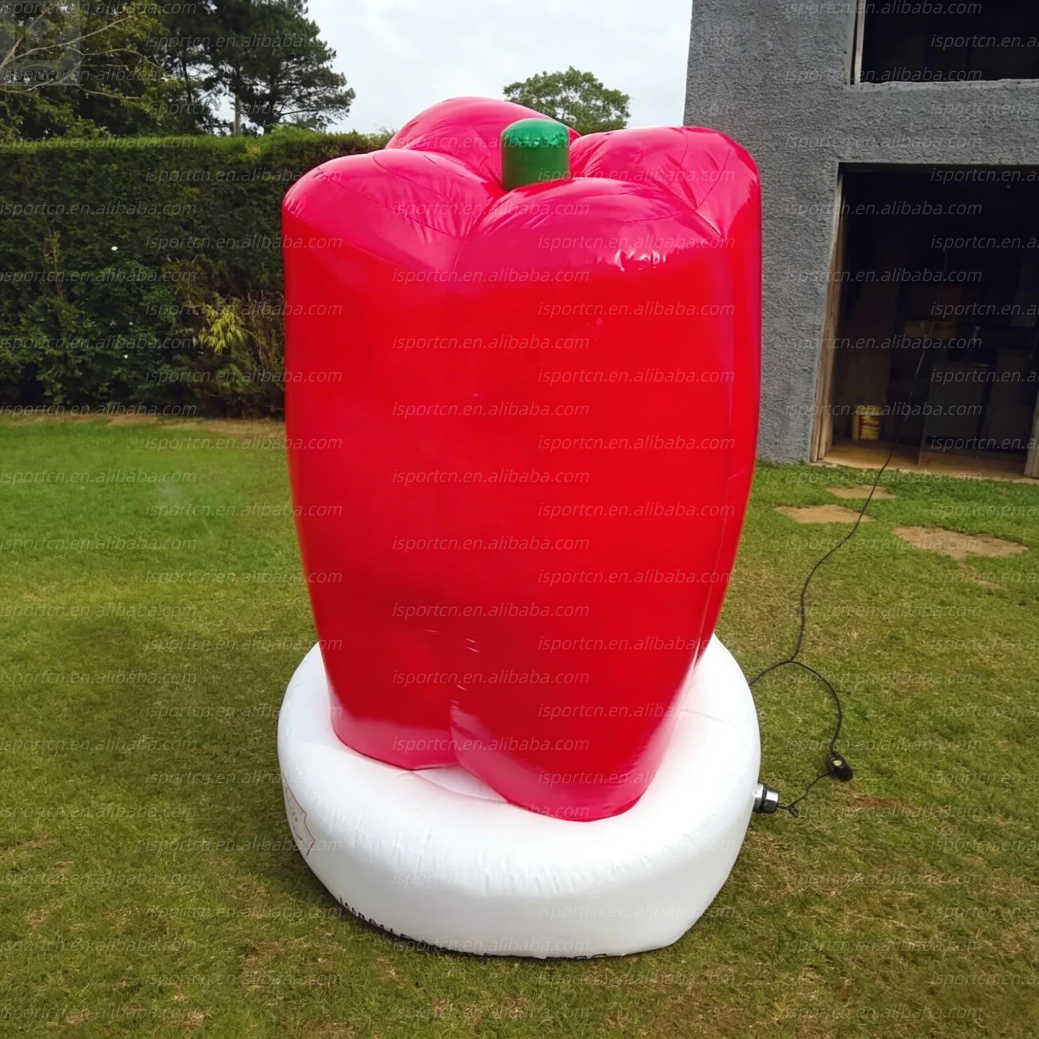 Giant Inflatable Bell Pepper Advertising Model with Base