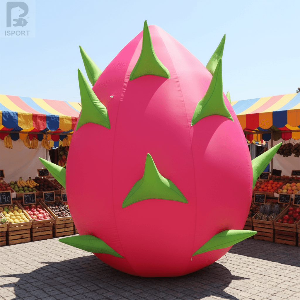 Giant Inflatable Dragon Fruit Prop for Festivals and Promotions