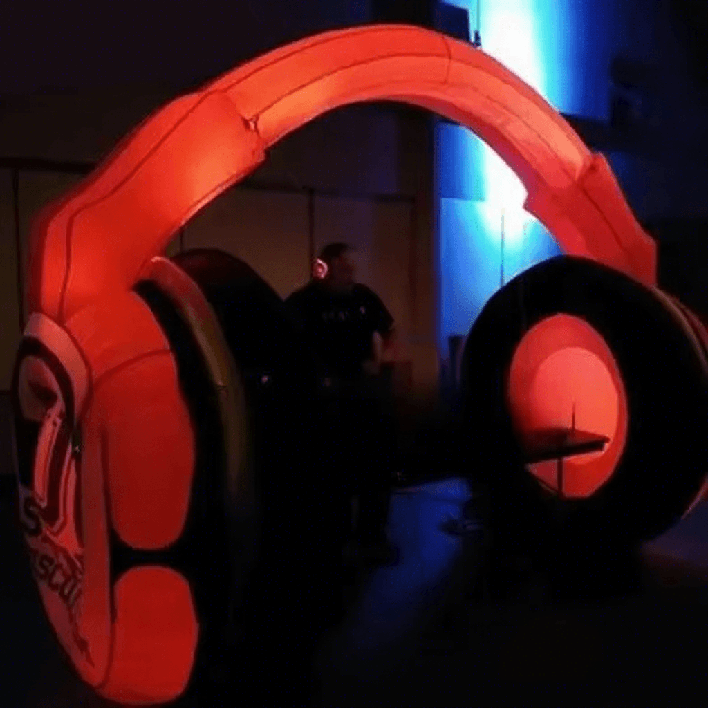 Giant Inflatable Earphone Model for Events and Advertising