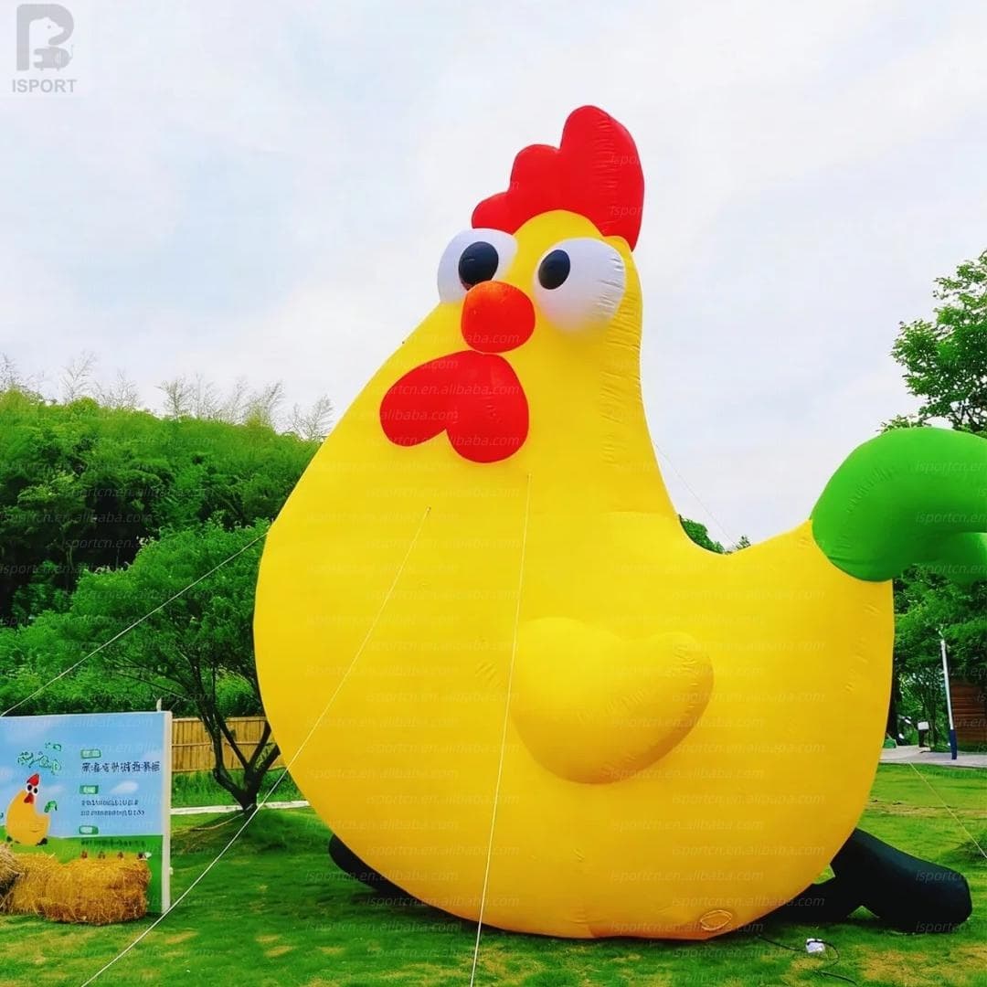 Giant Inflatable Chicken - Custom Farm Animal Advertising Prop