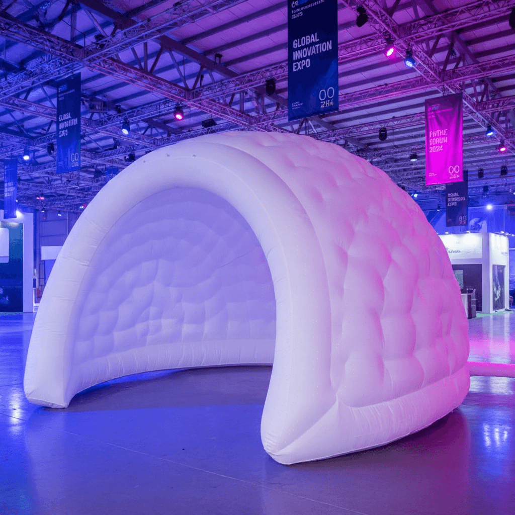 Giant Inflatable Igloo Photo Booth for Winter Events
