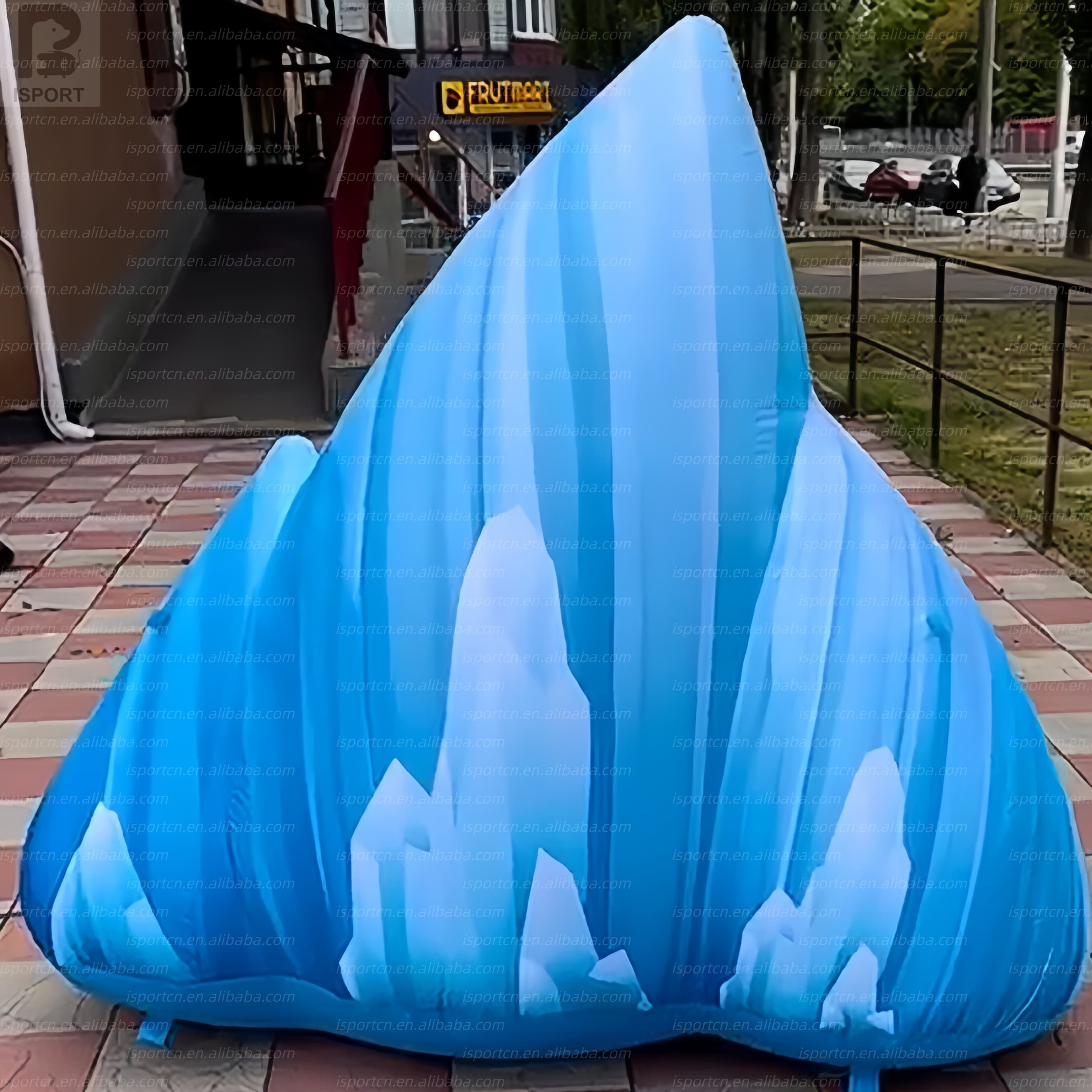 Giant Inflatable LED Iceberg with Custom Lighting