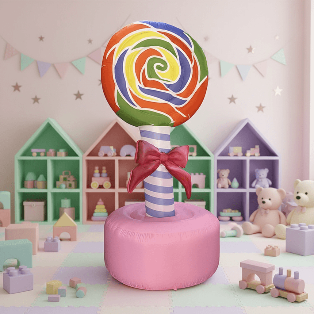 Giant Inflatable Lollipop for Events and Candy Store Promotions
