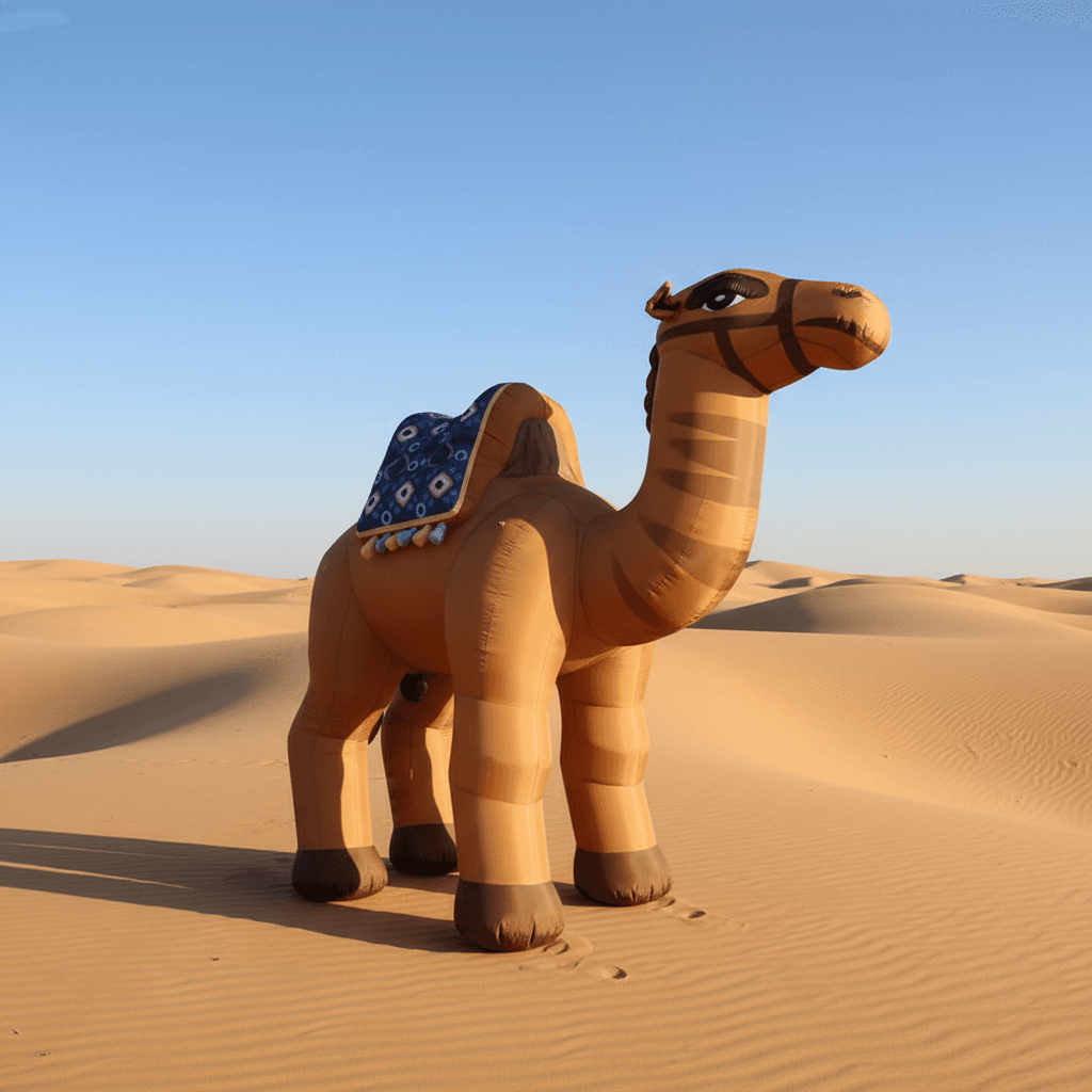Giant Inflatable Camel – Custom Color Advertising Display