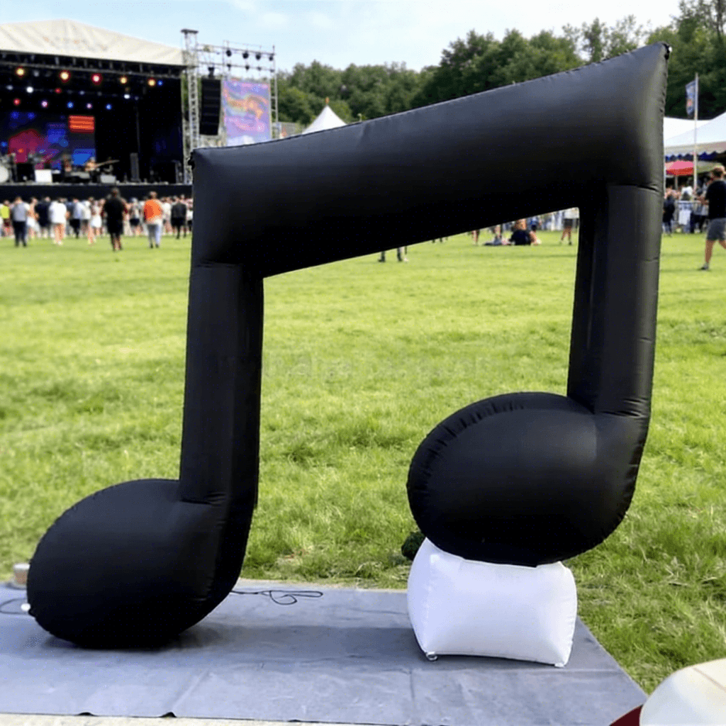Giant Inflatable Music Note for Concerts and Festivals