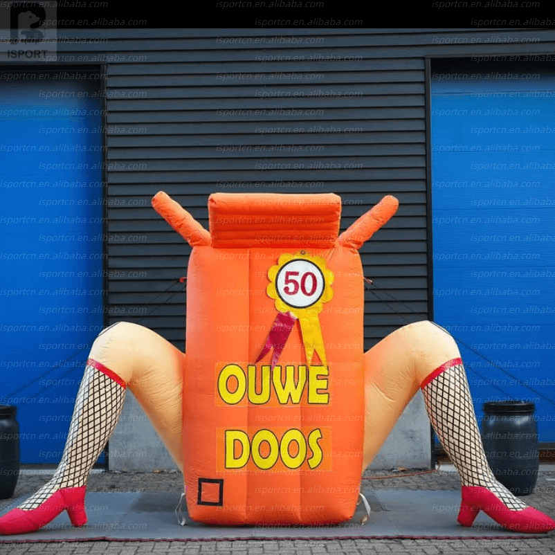 Giant Inflatable Ouwe Doos Dutch Cartoon Character