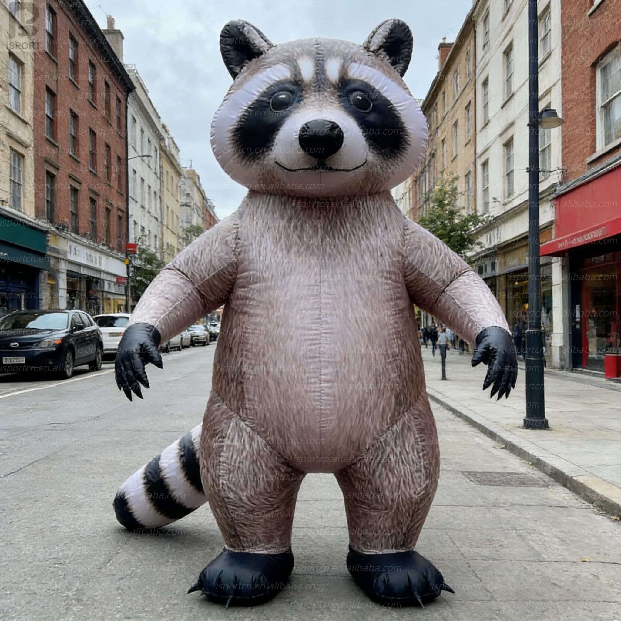 Giant Inflatable Raccoon Realistic Animal Prop