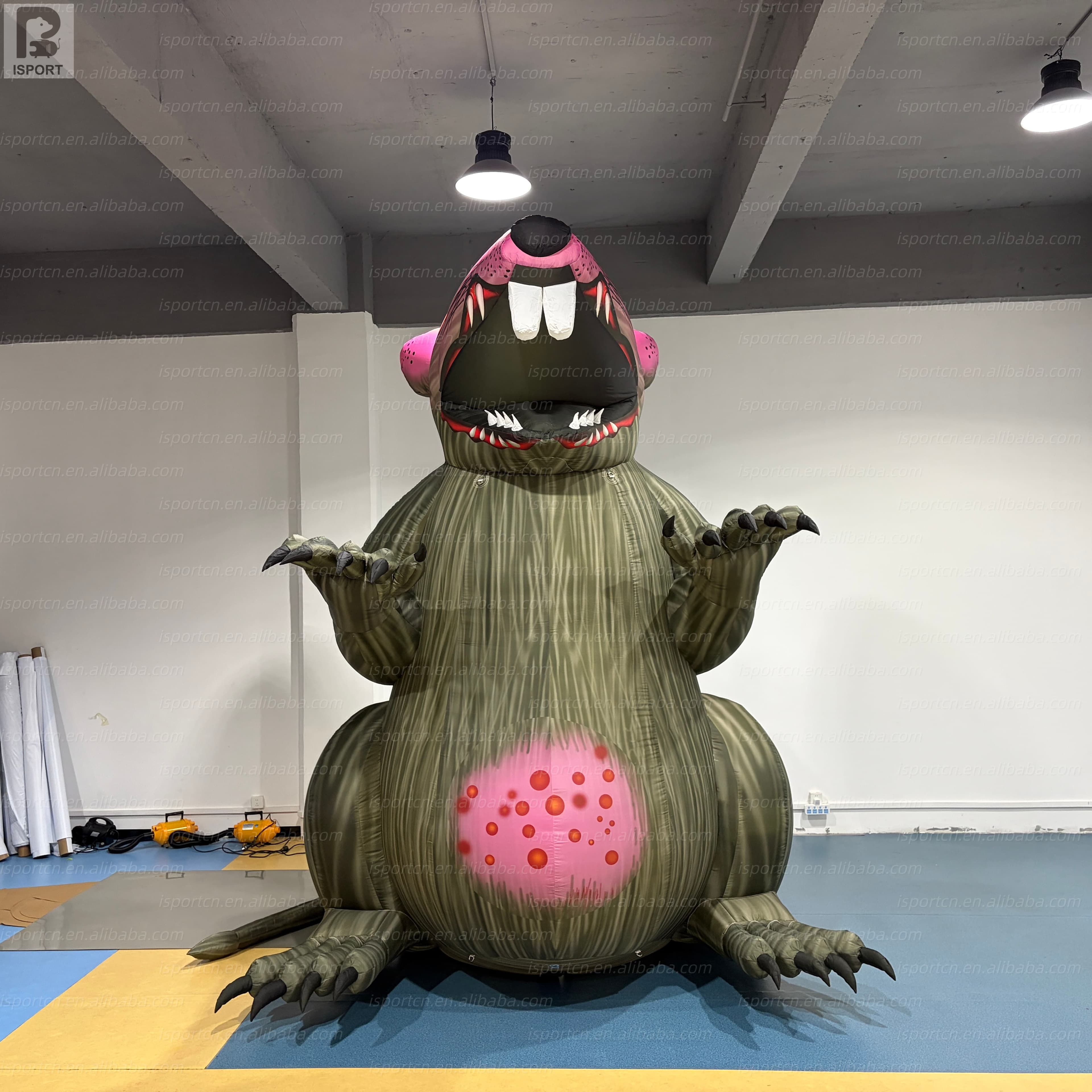 Giant Inflatable Protest Rat - Customizable Labor Union Display