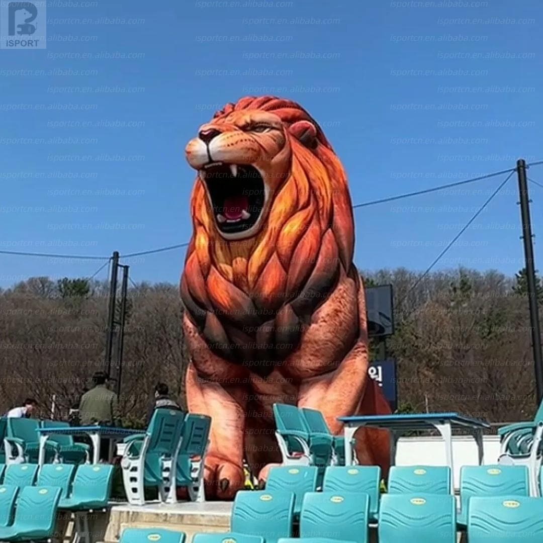 Giant Inflatable Realistic Roaring Lion Model