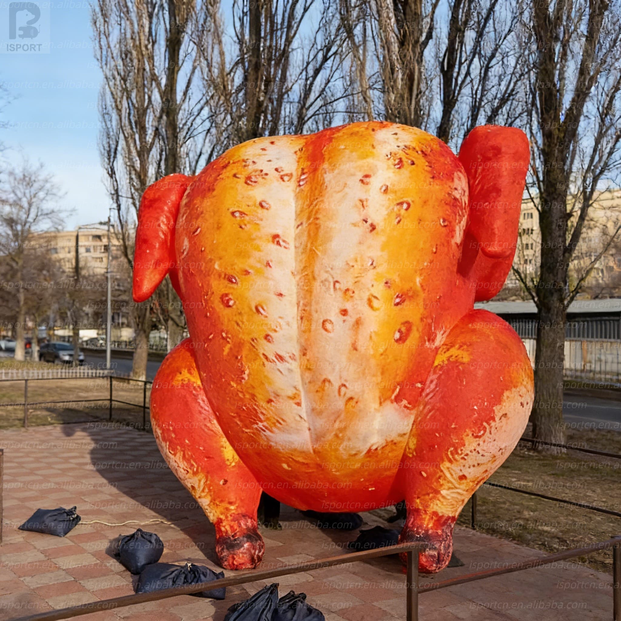 Giant Inflatable Roast Chicken for Events and Promotions