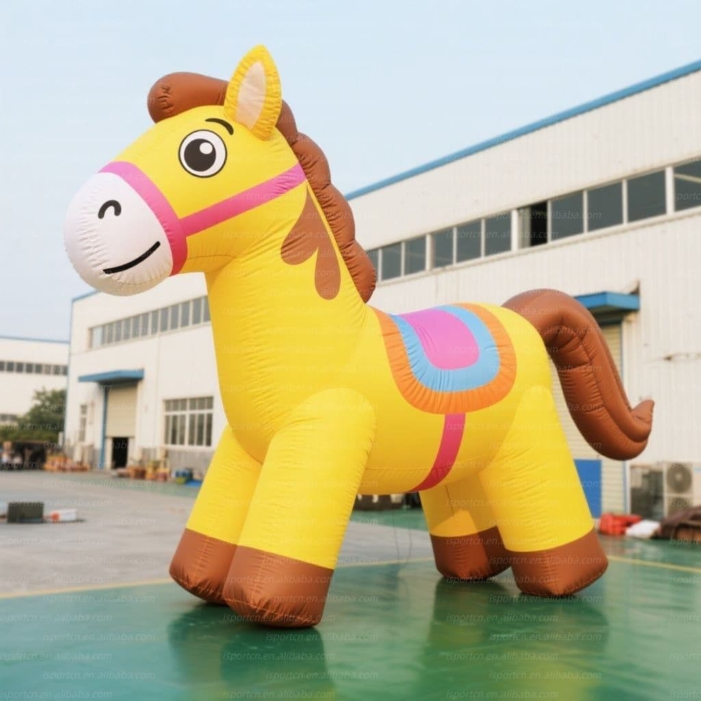 Giant Inflatable Zodiac Horse - Lunar New Year Decoration