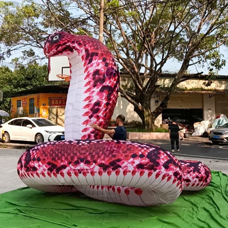 Giant Realistic Snake Inflatable Prop for Events and Décor