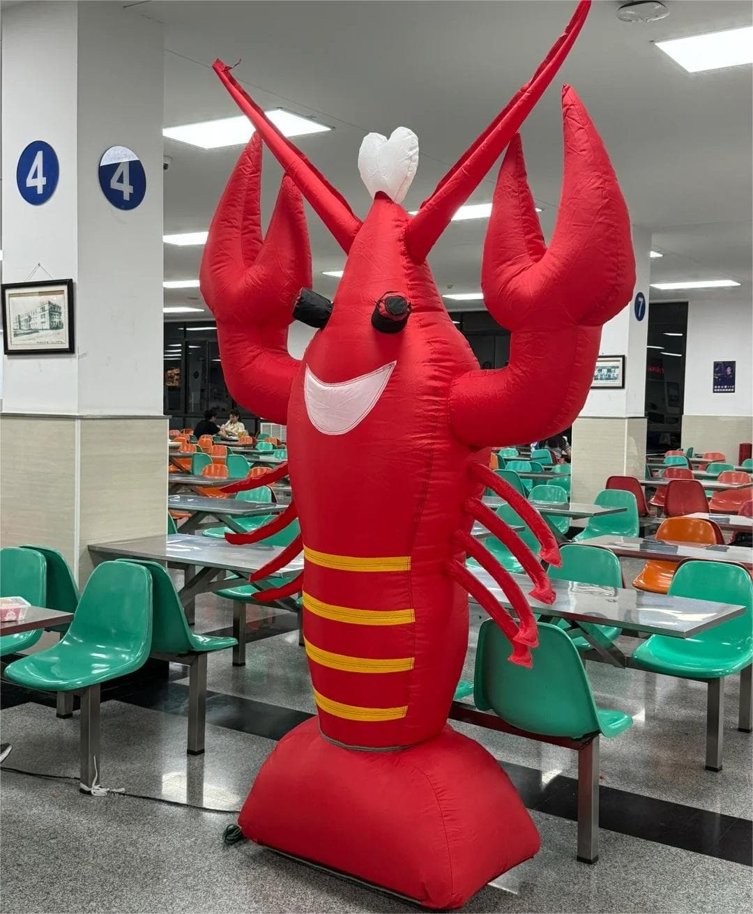 Giant Inflatable Lobster for Seafood Restaurant Advertising