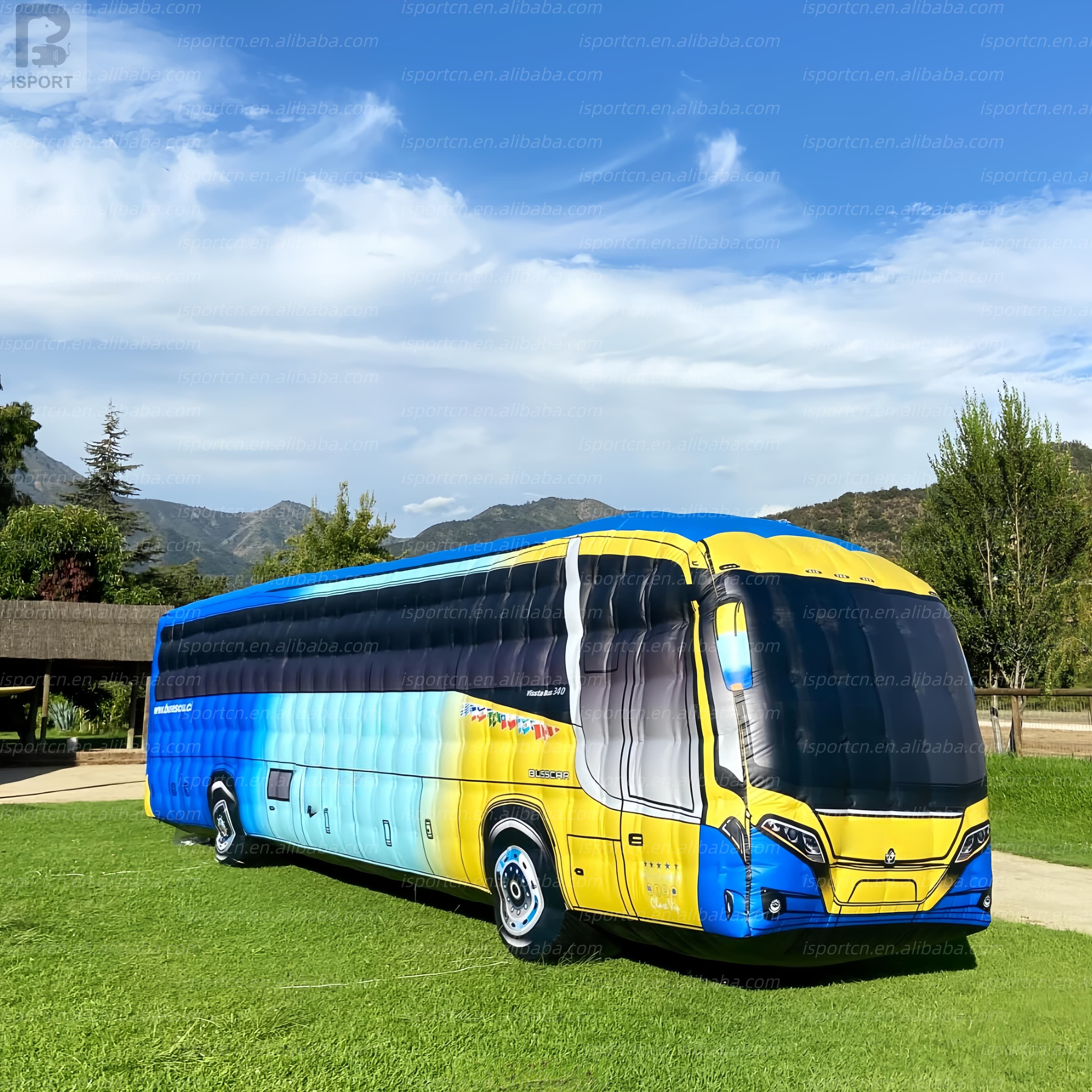 Giant Inflatable Bus Replica for Outdoor Advertising and Events