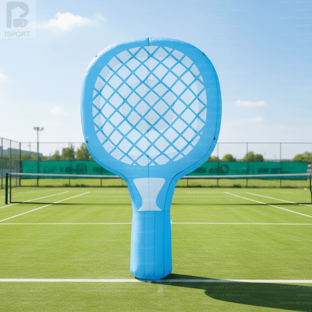 Giant Inflatable Tennis Racket for Sports Events and Promotions