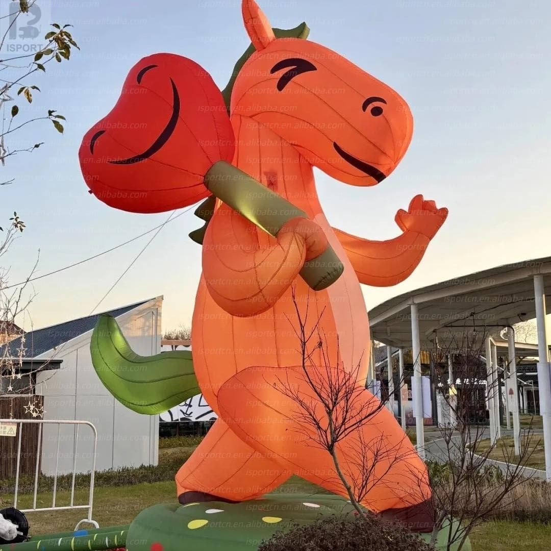 Giant LED Inflatable Horse with Built-In Lights