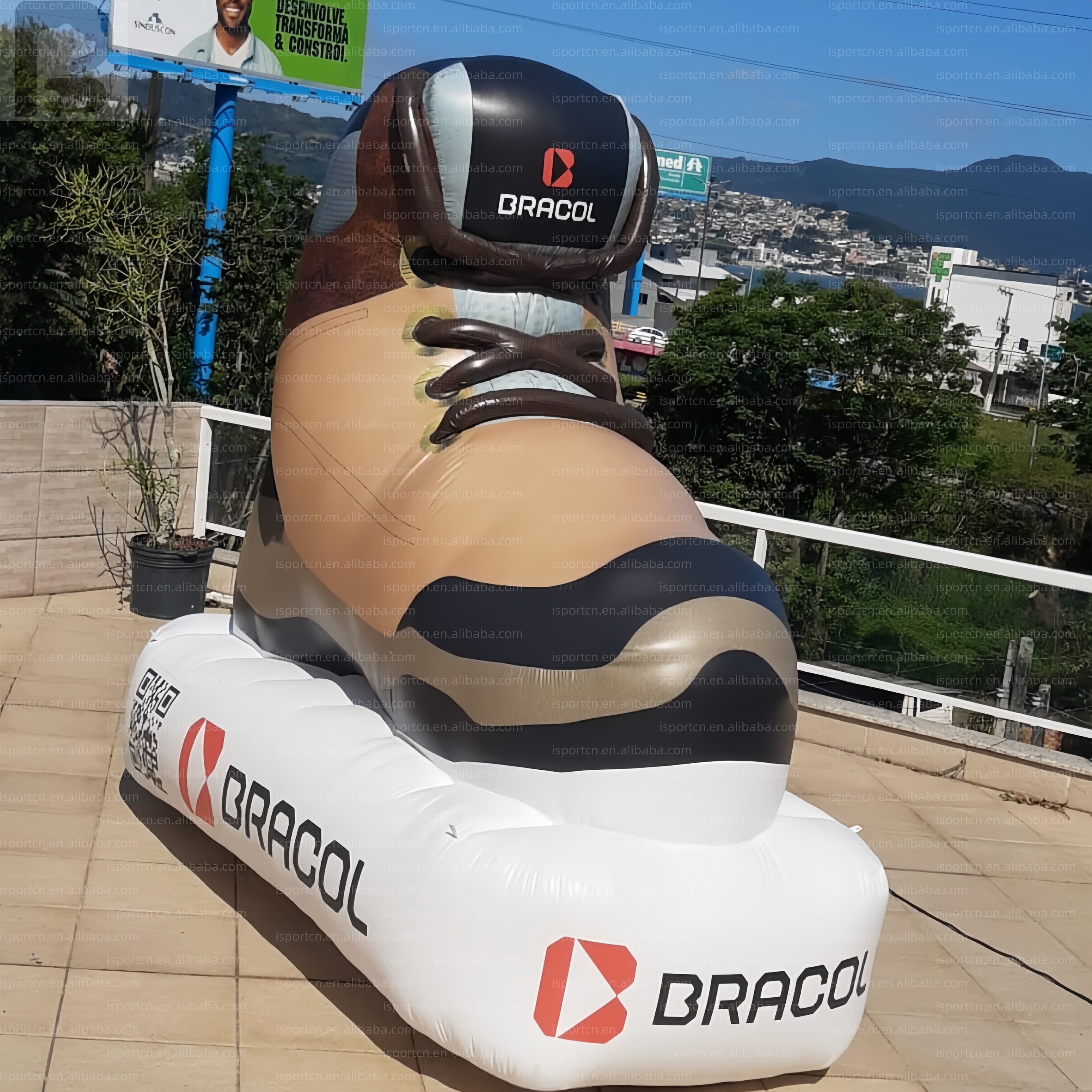 Custom Inflatable Safety Shoe Replica for Brand Advertising