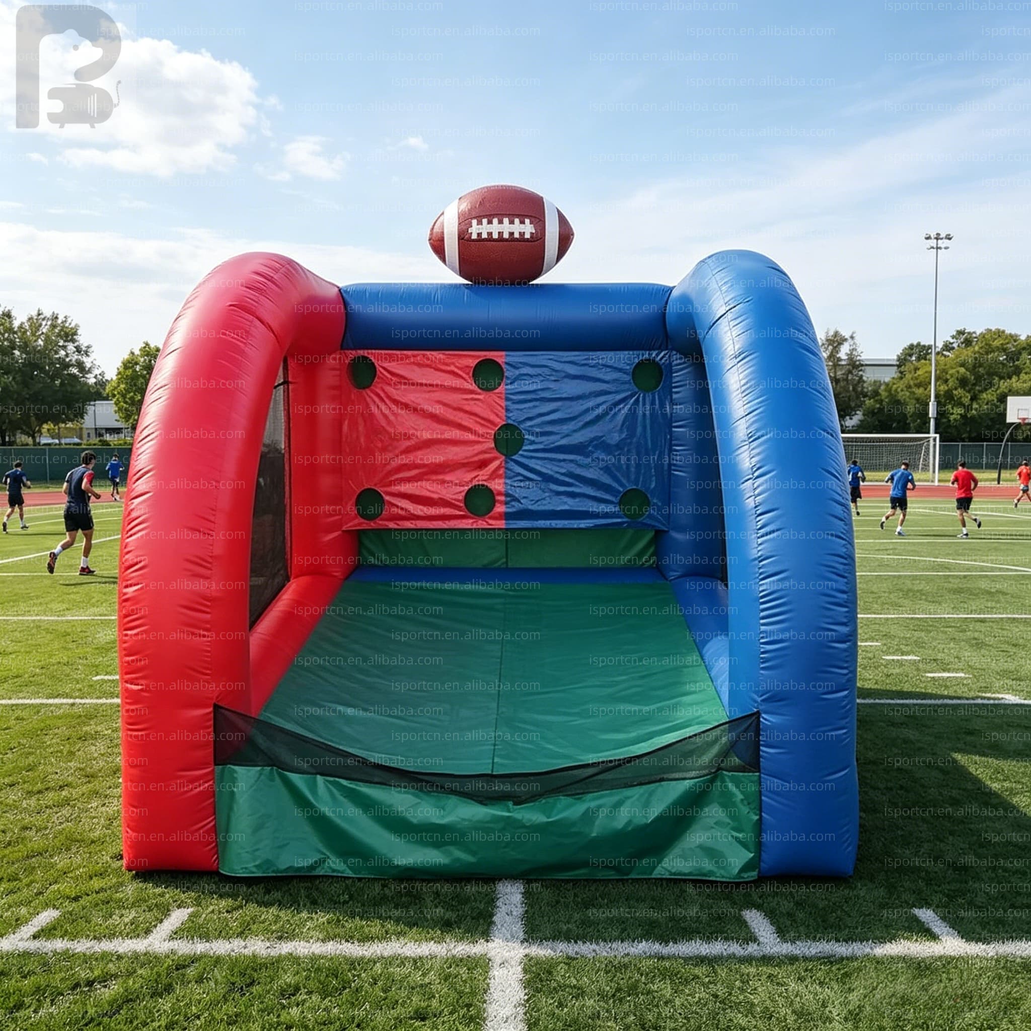 Inflatable Football Toss Game Frame for Events and Promotions
